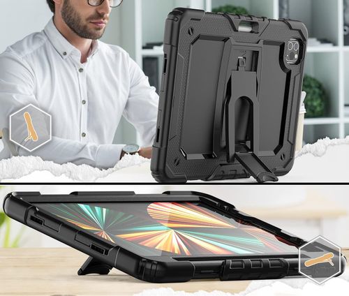 Etui do iPad Pro 3/2/1 11” z Podstawką i Miejscem na Rysik Czarne na Arena.pl