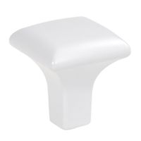 Gałka meblowa retro Schwinn 2991 Metalowa Biały półmat lakier