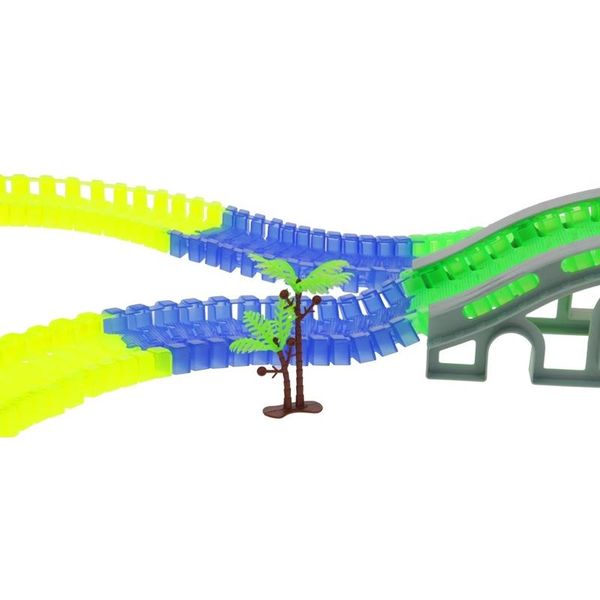 Tor Samochodowy Świecący 360el Glow Tracks 2 Autka zdjęcie 6