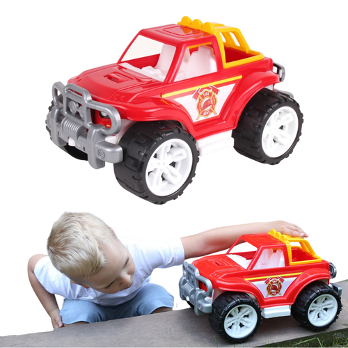 Terenowy Pojazd Strażacki Straż Pożarna Autko Dla Dzieci 4999 na Arena.pl