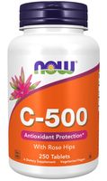 # NOW FOODS Witamina C 500 mg z dziką różą (250 tabl.)