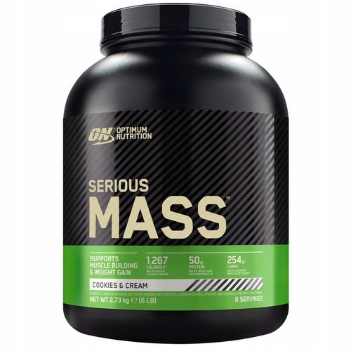 GAINER SERIOUS MASS OPTIMUM NUTRITION 2730g | Ciasteczkowy Ciastko z kremem na Arena.pl