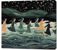 Obraz 100x90cm Nocna Procesja