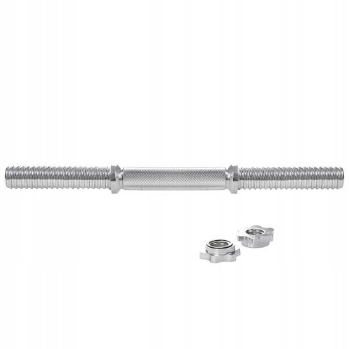 GRYF SZTANGIELKA + ZACISKI ZESTAW 40cm gryfik STAL 28mm do HANTLI KRÓTKI na Arena.pl