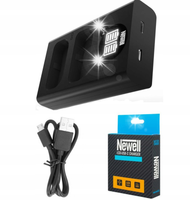 Ładowarka dwukanałowa Newell DL-USB-C do akumulatorów PS-BLS5 do Olympus