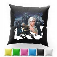 POSZEWKA Z NADRUKIEM BAWEŁNIANA 40x40CM - WIEDŹMIN WITCHER GRA FILM