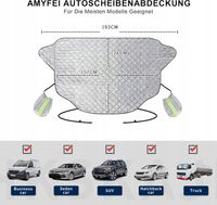 Osłona Przedniej Szyby Samochodowej osłona na szybę śnieg mróz słońce