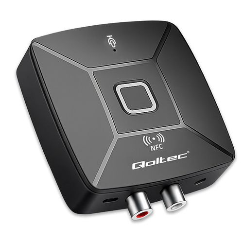 Qoltec Transmiter Audio Bluetooth 6.0 HiFi NFC/RCA/AUX na Arena.pl
