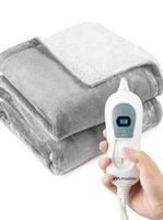 Duży Koc Elektryczny Mata Grzewcza Miękki Regulacja Timer Pilot 180x130cm