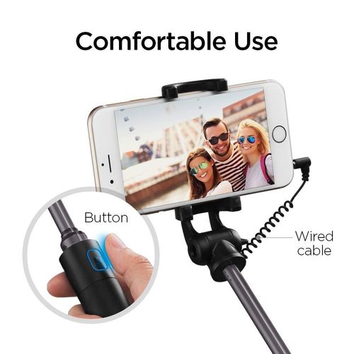 SPIGEN S530 SELFIE STICK BLACK na Arena.pl