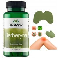 Swanson Berberyna 400mg + GRATIS! / ODCHUDZANIE JELITA METABOLIZM 60 k