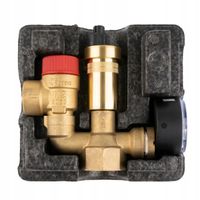 2X GRUPA BEZPIECZEŃSTWA KSG DO INSTALACJI CO ZAWÓR 3 BAR W OTULINIE 1" AFRI