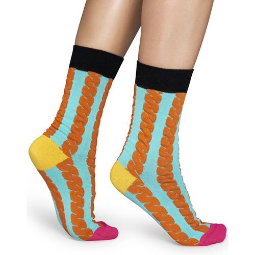Happy Socks Embossed Cable Sock SC30 073 na Arena.pl