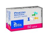 pinezki beczułki kolor mix 50szt. gp100-ab a"10