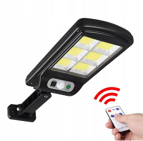 Lampa Solarna Z Czujnikiem Zmierzchu Ruchu + Pilot na Arena.pl