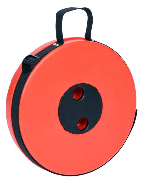 Przenośny stołek taboret składany czerwono-czarny Situp zdjęcie 3