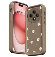 ETUI DO OPPO RENO 12 F 5G / 12 FS 5G SILIKON SOFT OCHRONA Stokrotki + SZKŁO