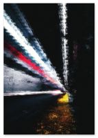 Plakat cyfrowy do wydruku metro abstrakcja