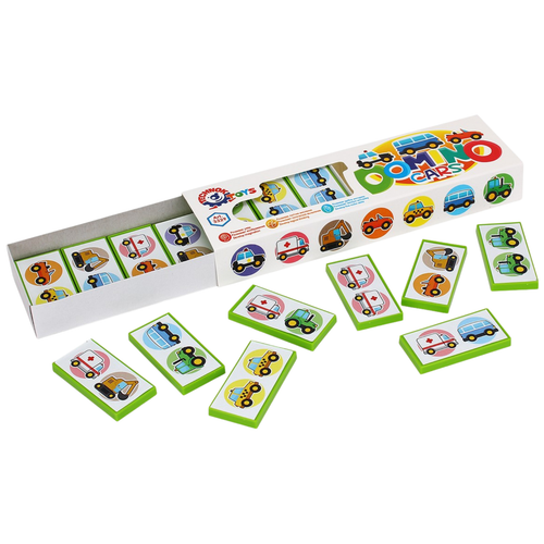 Gra Edukacyjna Dla Dzieci Domino Auta Technok 3329 na Arena.pl