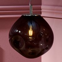 LAMPA wisząca AVIA M 10422108 Kaspa szklana OPRAWA zwis grafitowy