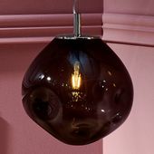 LAMPA wisząca AVIA M 10422108 Kaspa szklana OPRAWA zwis grafitowy