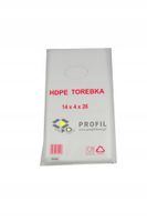 torebki foliowe hdpe 14/4x26 (22x26) a'800 6 um