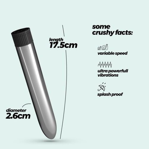 crushious classic vibe vibrator silver na Arena.pl