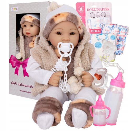 Lalka Bobas JAK ŻYWA INTERAKTYWNA REALISTYCZNA mówi i śpiewa ZESTAW XXL na Arena.pl