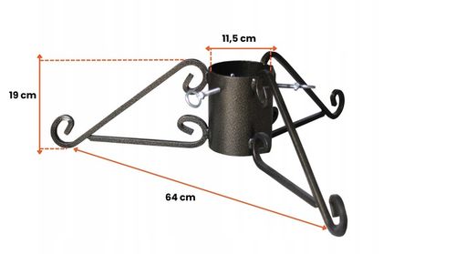 Stojak pod choinkę choinkowy DUŻY STABILNY 11,5 cm na Arena.pl