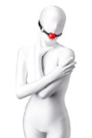 anonymo gag, tpr, red, 64 cm
