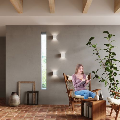 Kinkiet LUCA biały LED IP54 na Arena.pl