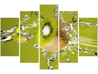 100CM 150CM OBRAZ 5 ELEM KIWI ŚCIENNY