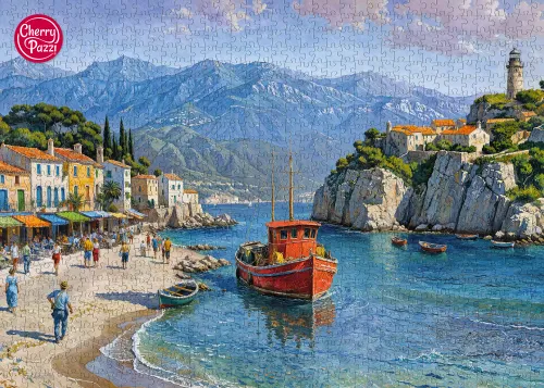 Puzzle 1000 elementów. Wioska nadmorska 30912 na Arena.pl