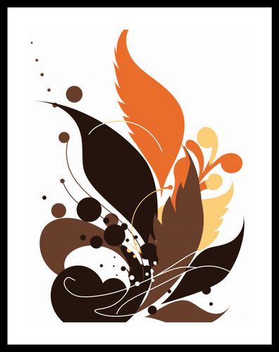 Plakat 30x40cm Ognie Jesienne na Arena.pl