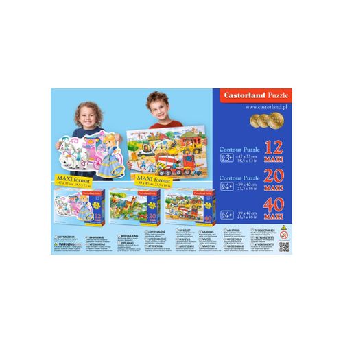 PUZZLE MAXI CINDERELLA 20el CASTORLAND na Arena.pl