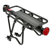 Bagażnik Rowerowy Tylny Aluminium Uniwersalny Turystyczny 50 kg do Sztycy