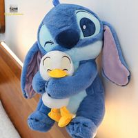 STICH I LILO PLUSZOWA ZABAWKA STITCH Z KACZKĄ 45CM