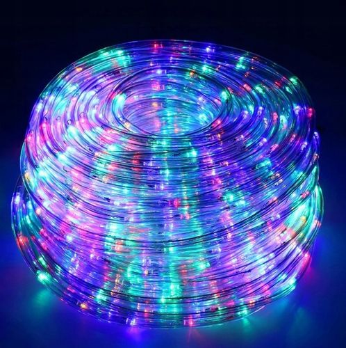 WĄŻ ŚWIETLNY ZEWNĘTRZNY 240 LED LAMPKI CHOINKOWE IP44 10m PROGRAMATOR MULTI na Arena.pl
