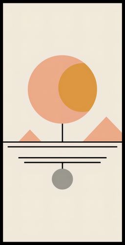 Plakat 50x100cm Geometryczna Utopia na Arena.pl