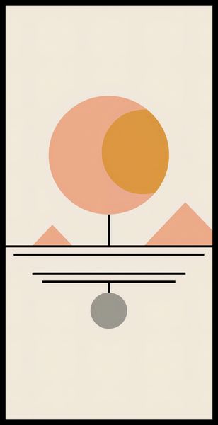 Plakat 50x100cm Geometryczna Utopia zdjęcie 2