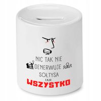 Skarbonka Prezent Dla Sołtysa Nic Tak Nie Z Nadrukiem Ze Zdjęciem