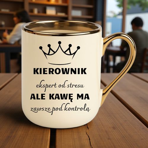 Kubek PREMIUM śmieszny prezent dla KIEROWNIKA ekskluzywny upominek na Arena.pl