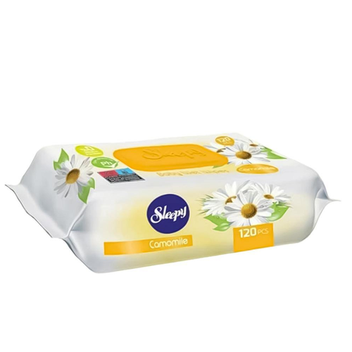 Sleepy Chusteczki nawilżane rumianek - 120 szt na Arena.pl