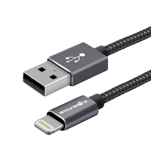 Kabel Lightning BlitzWolf BW-MF6 1,8m czarny na Arena.pl
