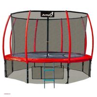 Emaga Trampolina Ogrodowa Jumpi 312cm/10FT Maxy Comfort Plus Czerwona