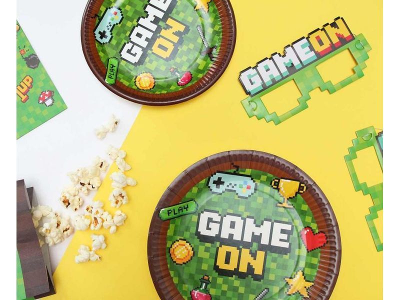 Talerzyki, Game On, 18 cm, 6 szt. zdjęcie 5