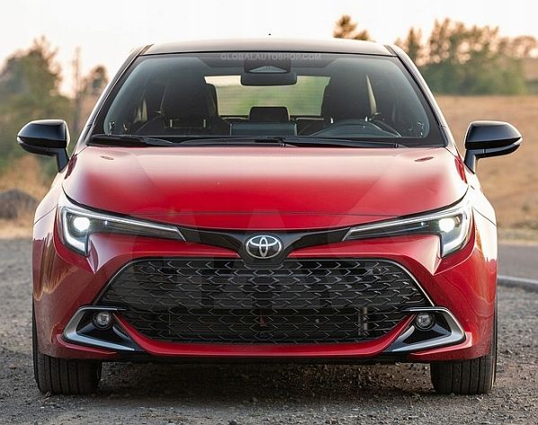 Toyota Corolla Hatchback - Chromowane Listwy Grill Atrapy Zderzaka Tuning zdjęcie 2