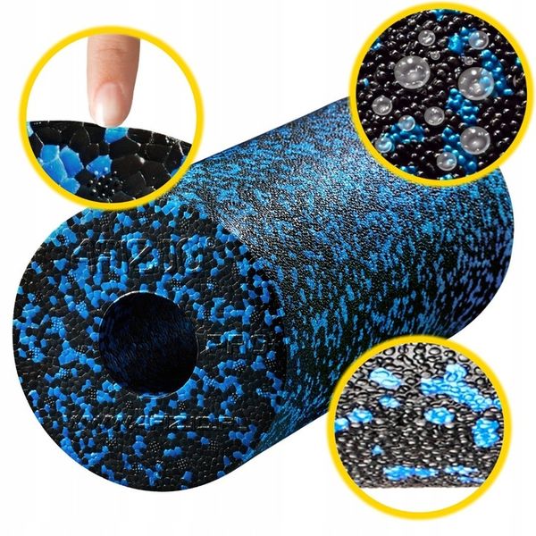 ROLLER WAŁEK DO MASAŻU ĆWICZEŃ PRO+ 33cm niebieski zdjęcie 13