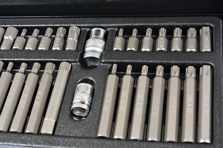 ZESTAW BITÓW KOŃCÓWKI IMBUS TORX SPLINE 40el FARYS zdjęcie 9