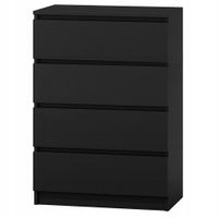 Komoda TopEshop 70 x 40 x 97cm czarny matowe